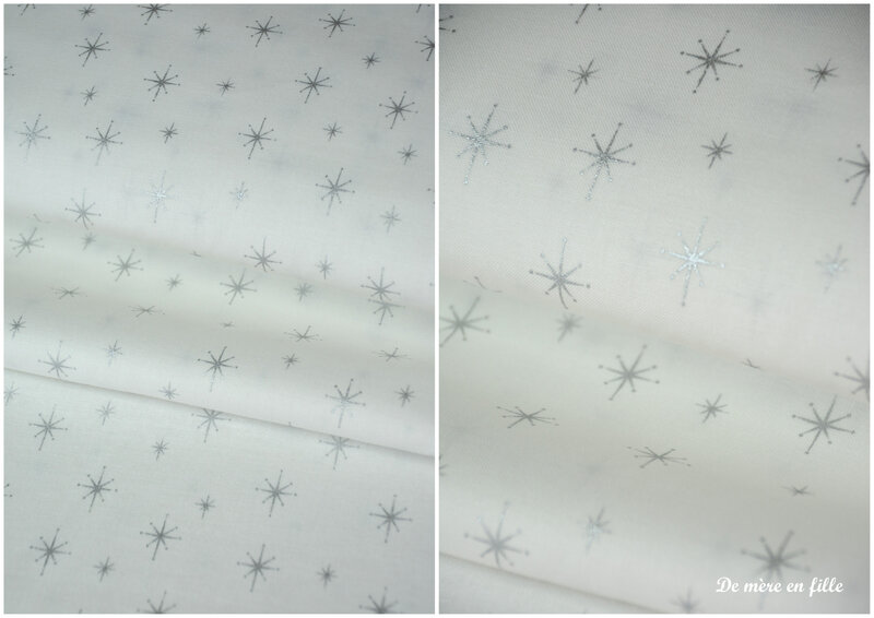 blanc étoiles