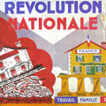 Révolution nationale, affiche de r. vachet, 1942 circa