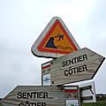 Pointe Saint-Mathieu, sentier côtier, panneaux (29)
