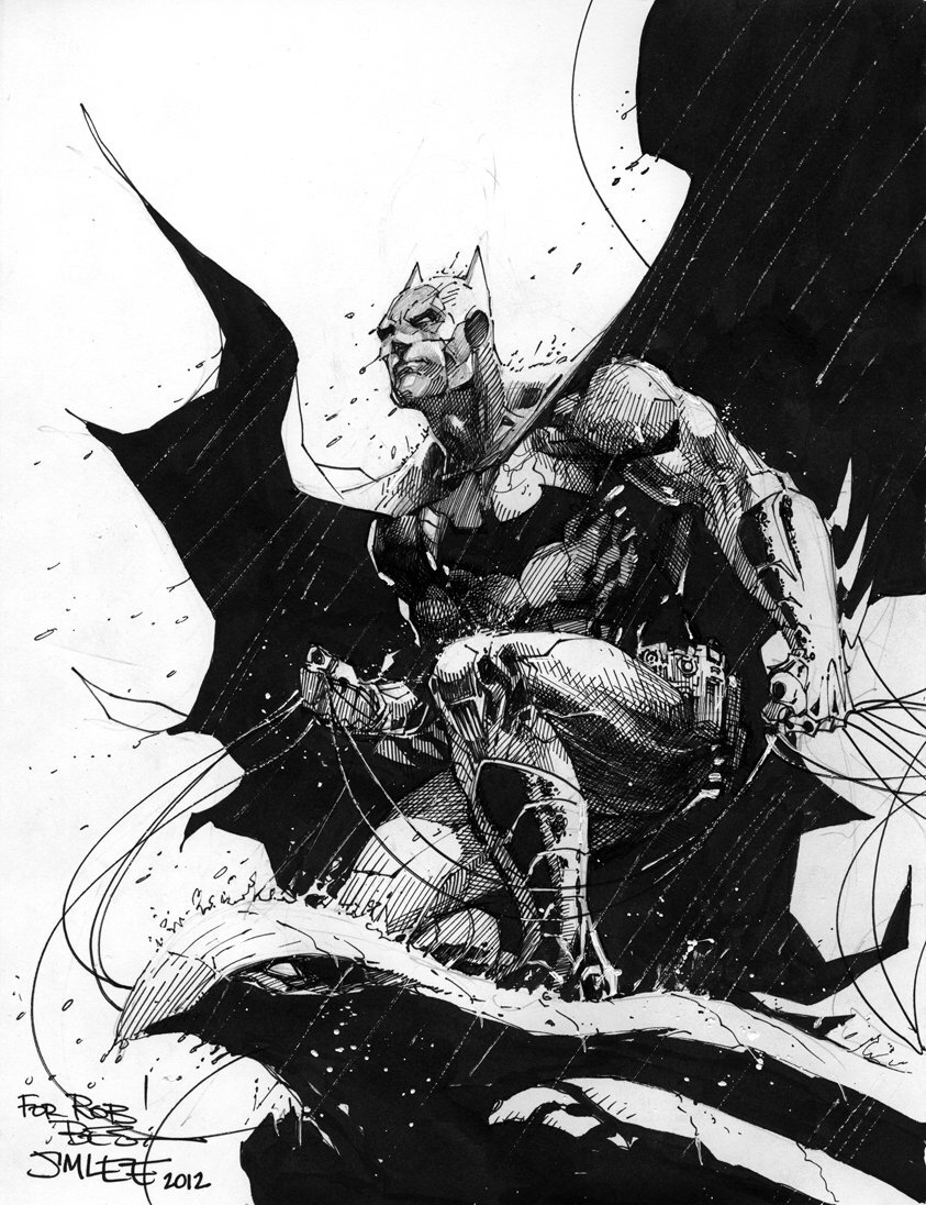 Jim Lee Batman Sketches