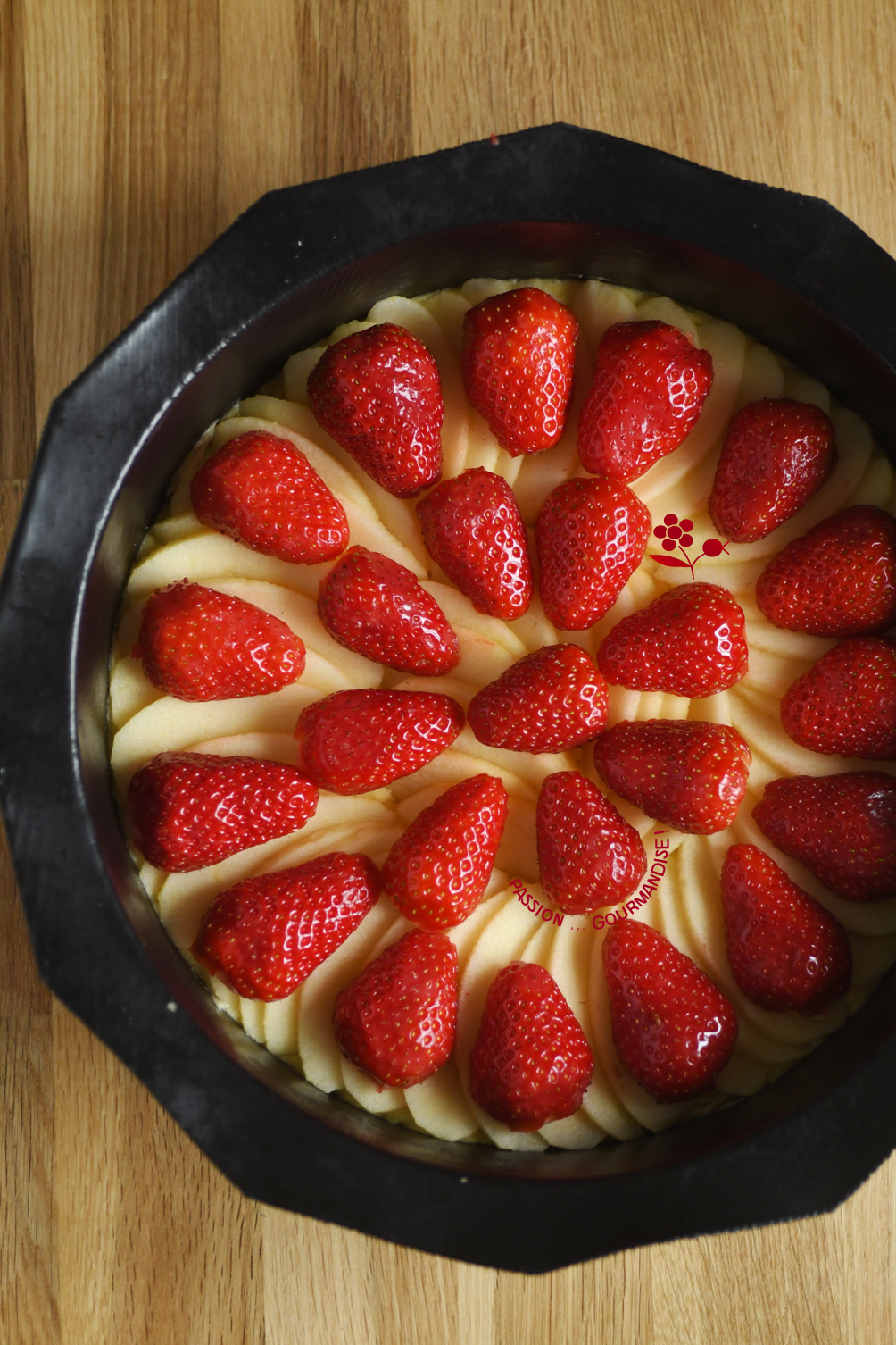 Gateau Tout Leger Pomme Fraises Citron Passion Gourmandise