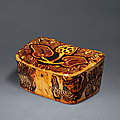A marble-glazed pillow, Tang dynasty (618-907)