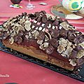Gateau marbré croustillant...