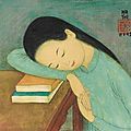 Mai trung thu (1906-1980), couchage jeune femme (young lady resting) 