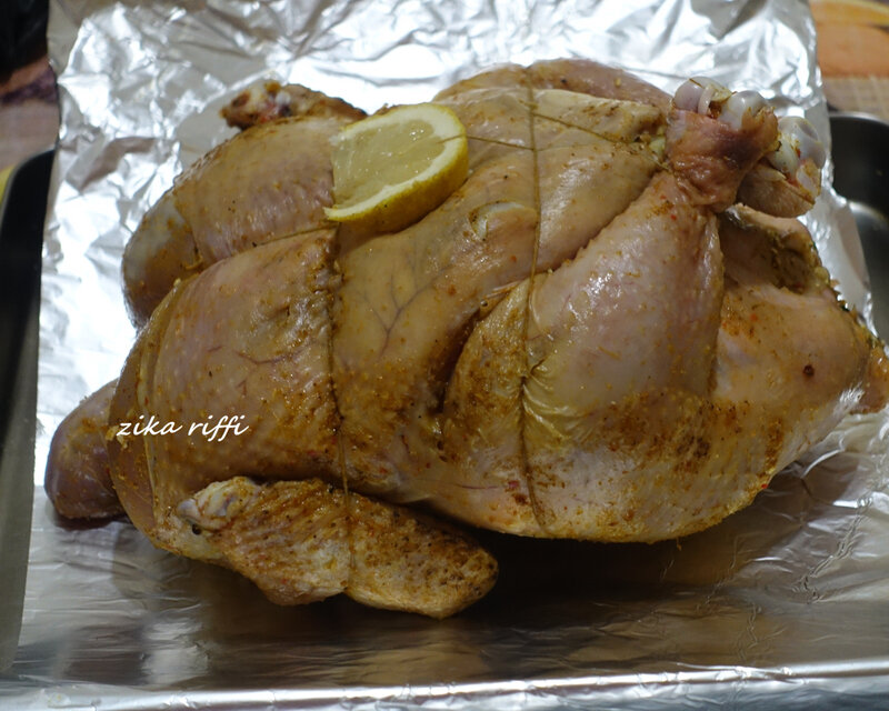 comment farcir et préparer un poulet à rôtir2