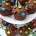 Muffins ou cupcake aux chocolats