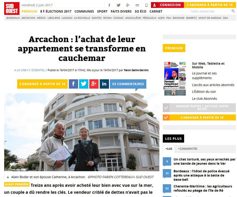 SCP DUCOURAU condamné à 440 000 euros