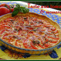 Tarte aux tomates & mozzarella