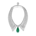 Emerald and diamond necklace, boucheron, circa 1930s
