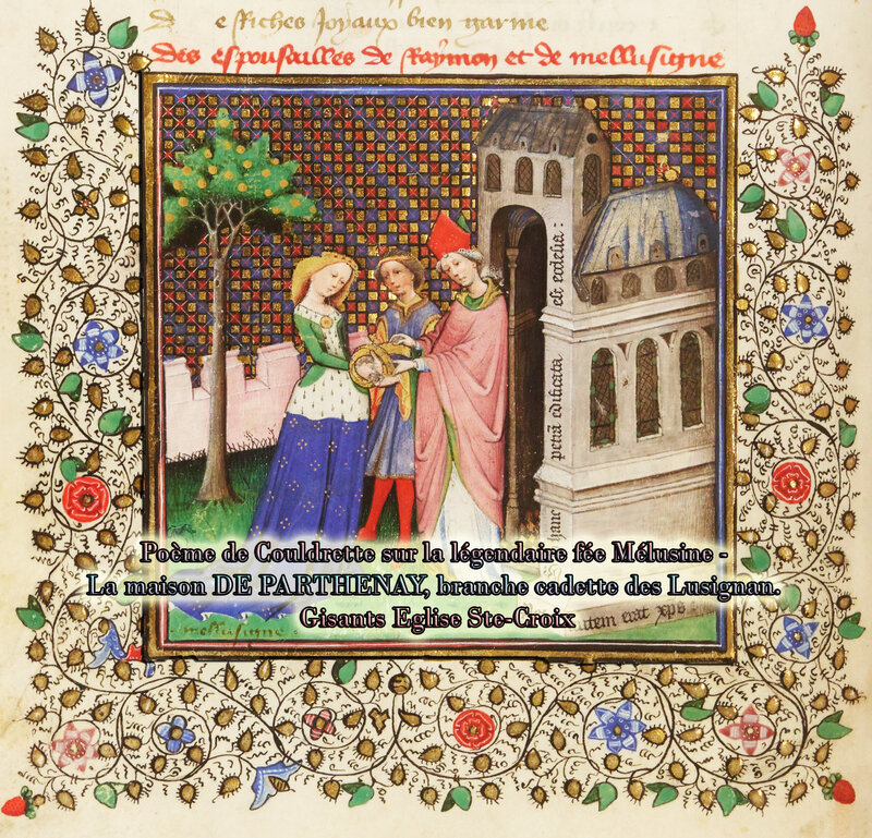 Poème de Couldrette sur la légendaire fée Mélusine - La maison DE PARTHENAY, branche cadette des Lusignan