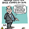 Hollande promet une baisse d'impôts en 2016