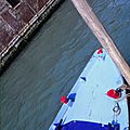 Venise, février 1993. 1, barques et reflets (2)