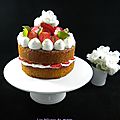 Le victoria sponge cake aux fraises