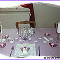 Ma table saint-valentin 2014