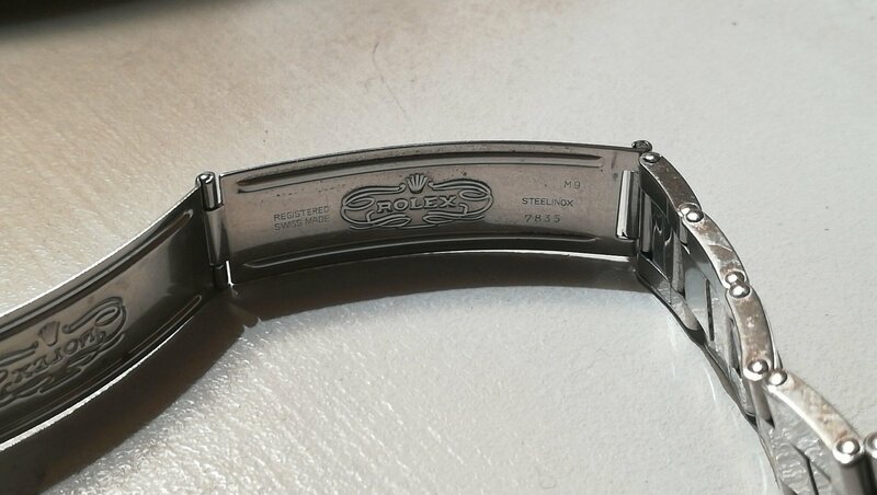 rolex oysterdate bracelet 7835