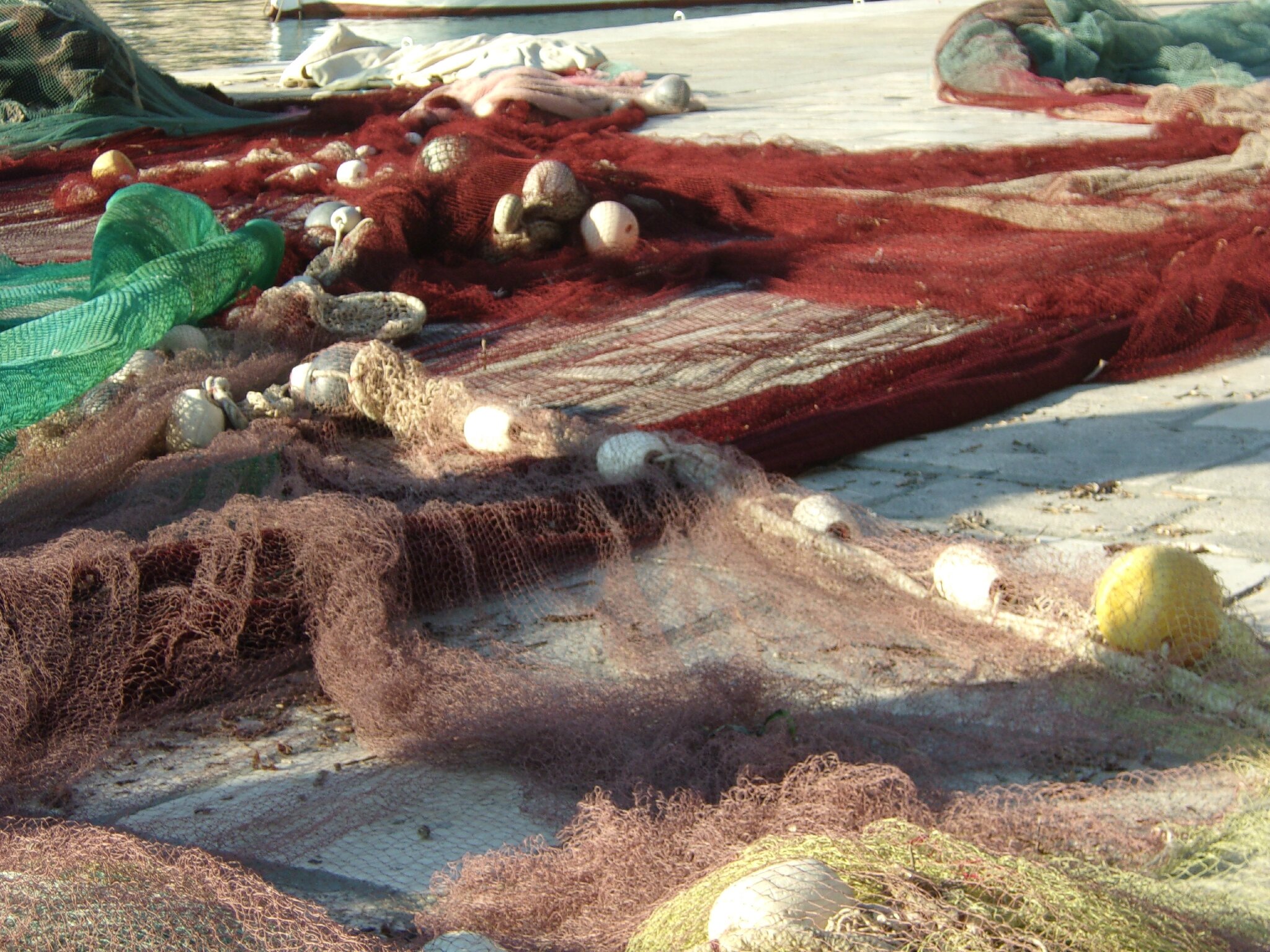 Filets de pêcheurs à Hvar 26 janvier 2015