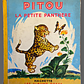 Livre collection ... pitou la petite panthere (1964) * les albums roses 