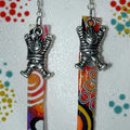 8. Boucles d'oreilles en pâte Fimo