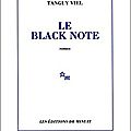 Livre : le black note de tanguy viel - 1998