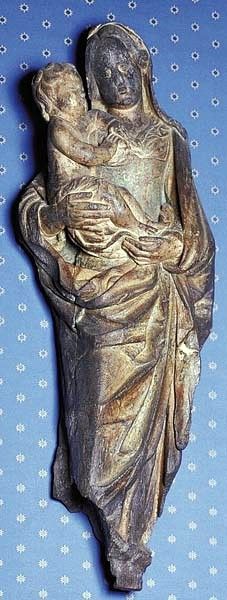 Saint Malo, Cathédrale Saint Vincent, Statue de Notre Dame de la Croix du Fiel
