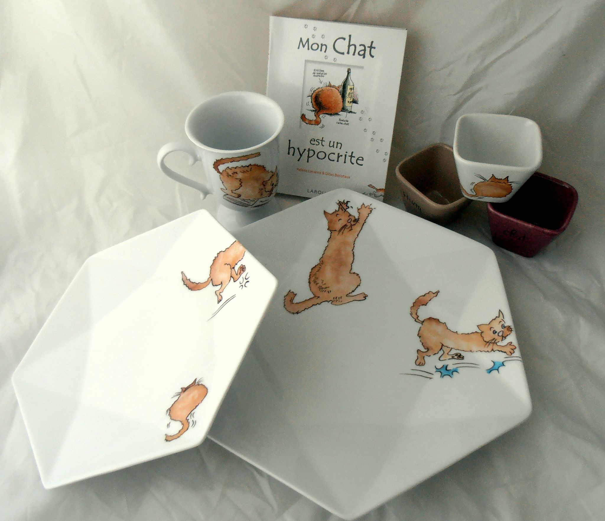 Mon Chat Est Un Hypocrite Photo De Creations 12 Les Porcelaines D Astrid