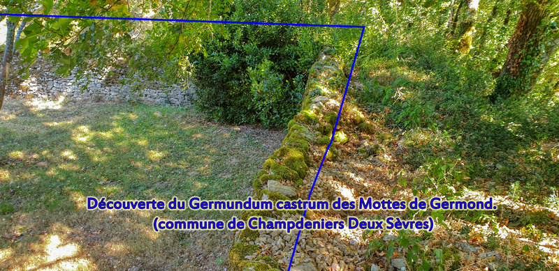 Découverte du Germundum castrum des Mottes de Germond
