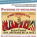 Pacifisme & socialisme - rouen 28-29 mars