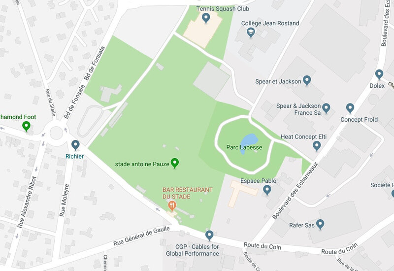 parc Labesse, plan
