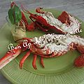 Homards bleus de ma bretagne et joyeux noël 