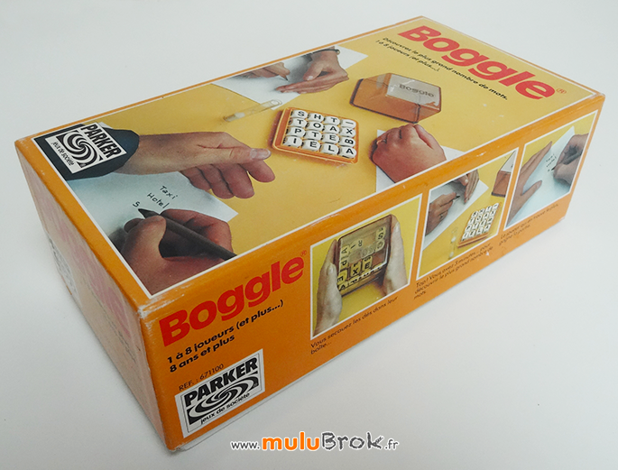 Thème Boggle - Jeu Miro 1978 - jouets rétro jeux de société