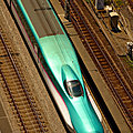 Shinkansen vus d'en haut
