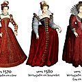 La mode de 1550 à 1610 - version fraisée