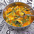 Crevettes au curry rouge à la thaï