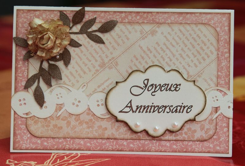 Carte d'anniversaire - scrapaly Carte d'anniversaire - scrapaly