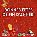Page des libraires nous souhaite d'agreables fetes de fin d'annee avec des livres !