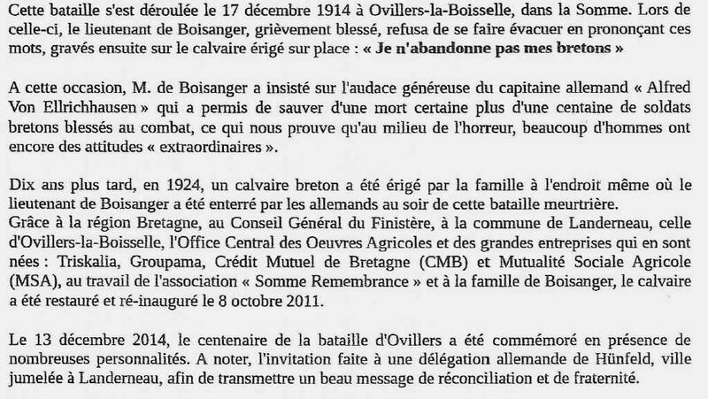 Le calvaire breton d'Ovillers-la-Boisselle 128230911