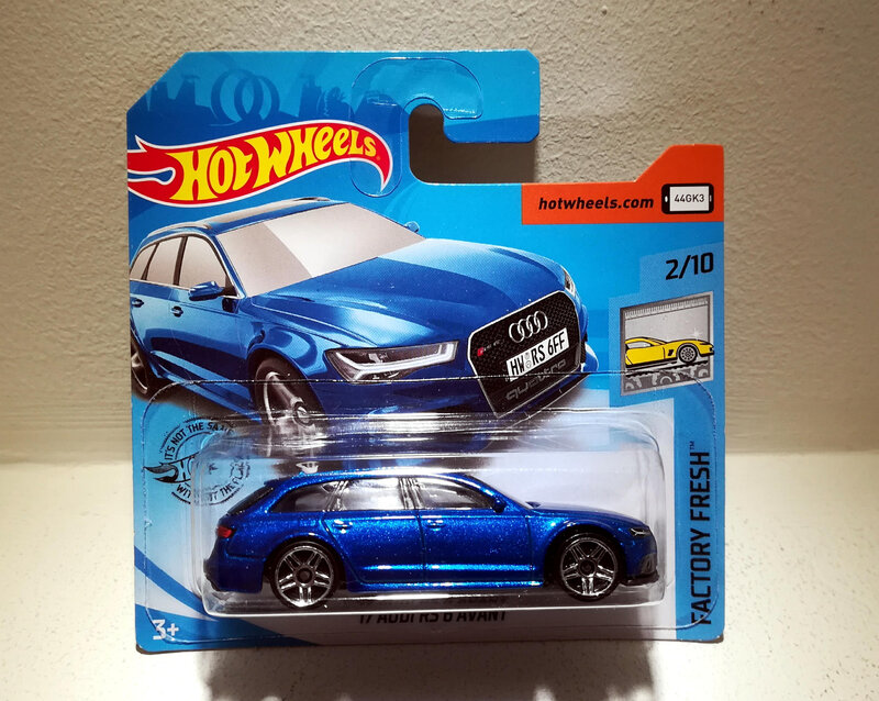 Audi RS6 Avant de 2017 (Hotwheels)