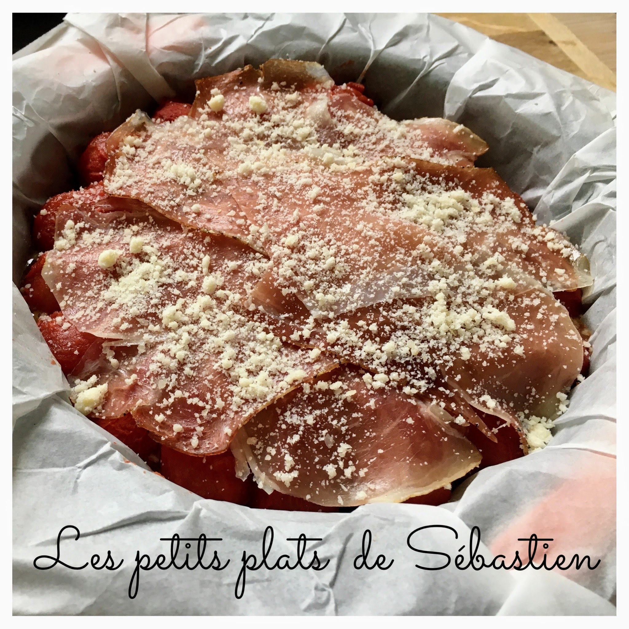 Tatin de tomates du Chef Simone Zanoni Les petits plats de Sébastien