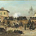 Detaille, La barricade de Villejuif