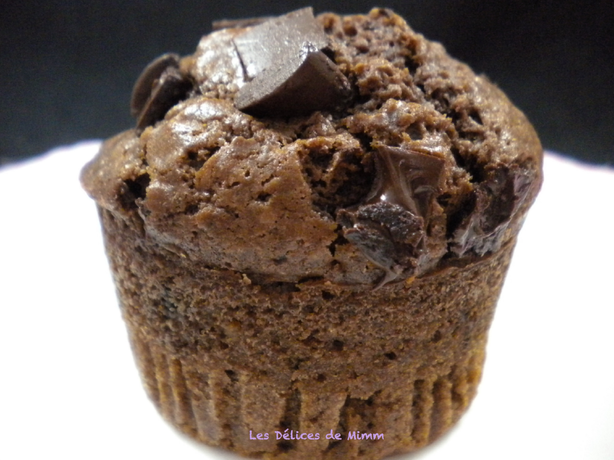 Muffins Americains Au Chocolat Super Moelleux Les Delices De Mimm