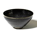 A jian ware 'oil-spot' bowl, Song Dynasty