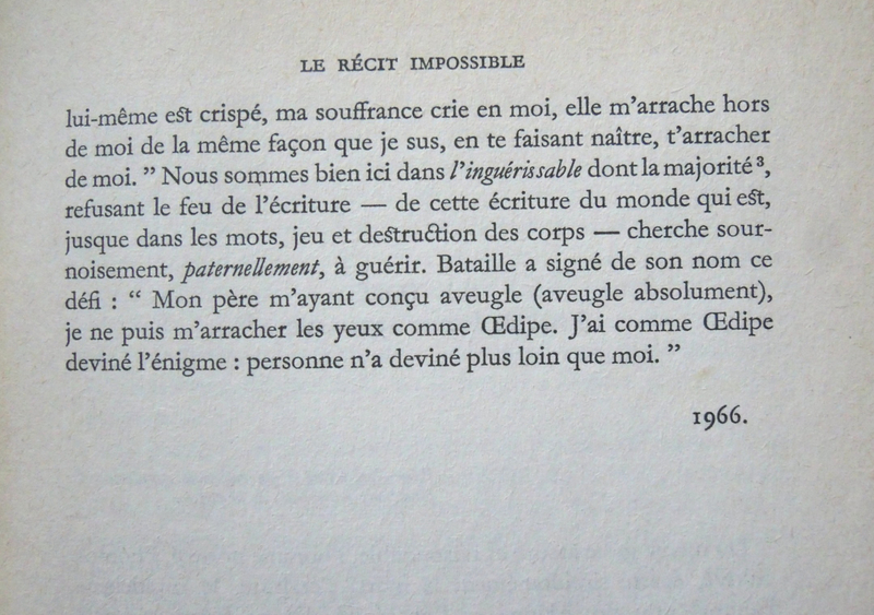 yeux- bataille conçu aveugle