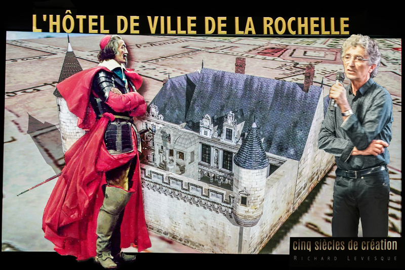 Conférence Cinq siècles de création de l'hôtel de Ville de la Rochelle, Richard Levesque