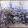Binet (Adolphe), la mêlée attaque de la brigade des fusiliers marins, près de Paris 1870