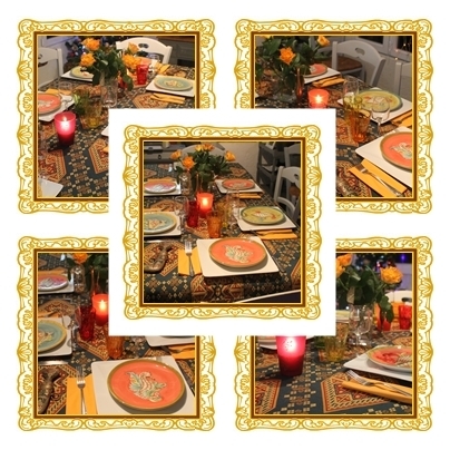 Table Pour Un Repas Oriental Anniversaire La Nouvelle Table D Isa