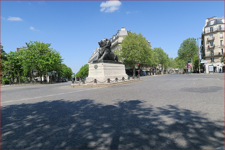 Le Lion Statue Denfert-Rochereau