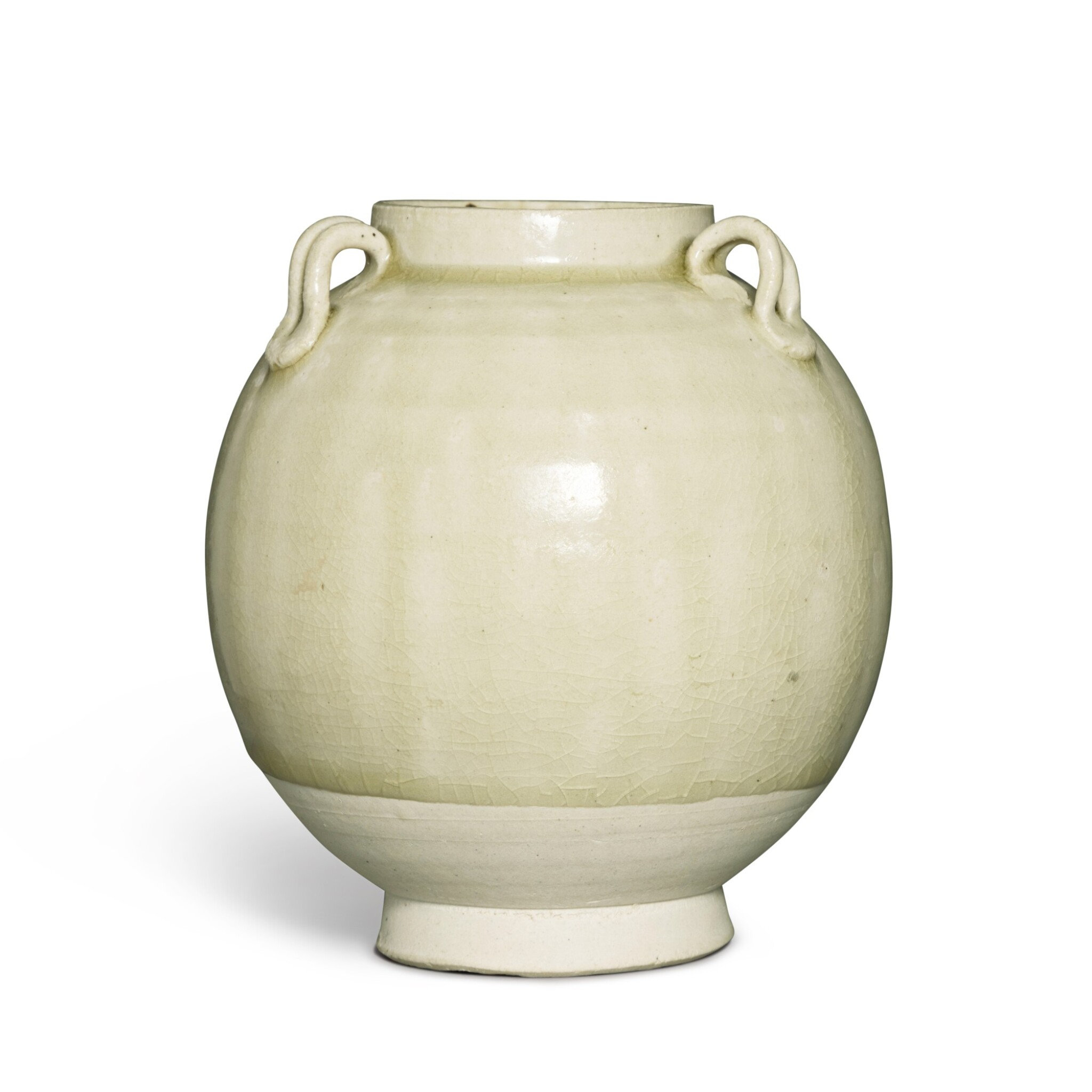 A white-glazed jar, Sui-early Tang dynasty