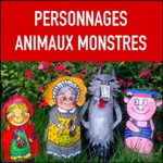 22 PERSONNAGES ANIMAUX MONSTRES