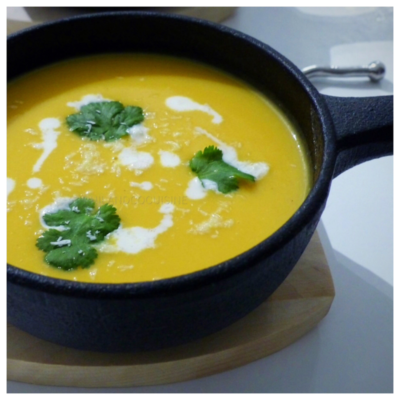 Soupe de butternut au lait de coco et au curry - Philandcocuisine