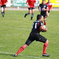 Saison 2010-2011, match contre U.S. Vézère, une séquence du jeu